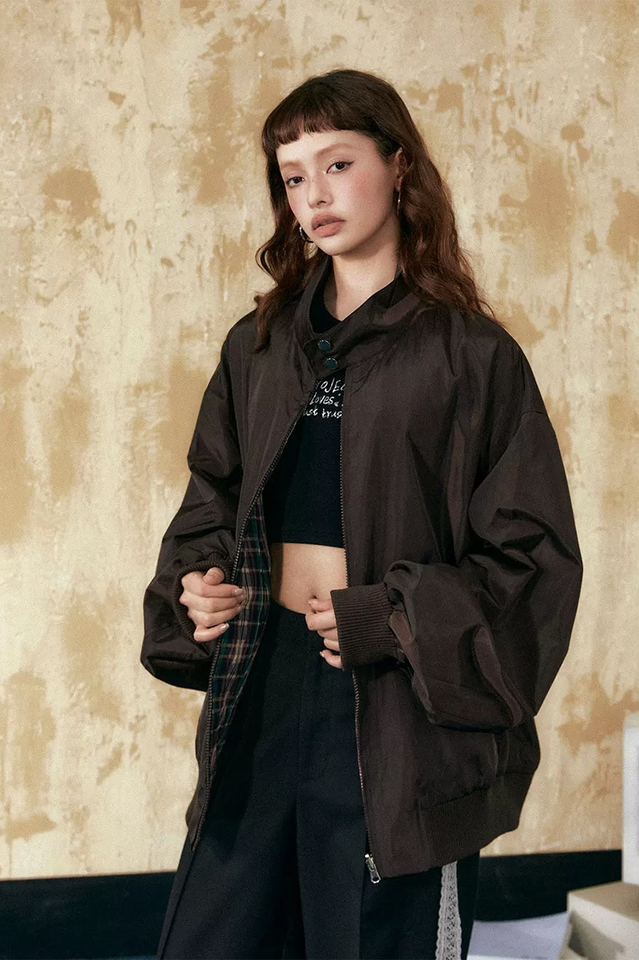 Original oversized reversible jacket P778