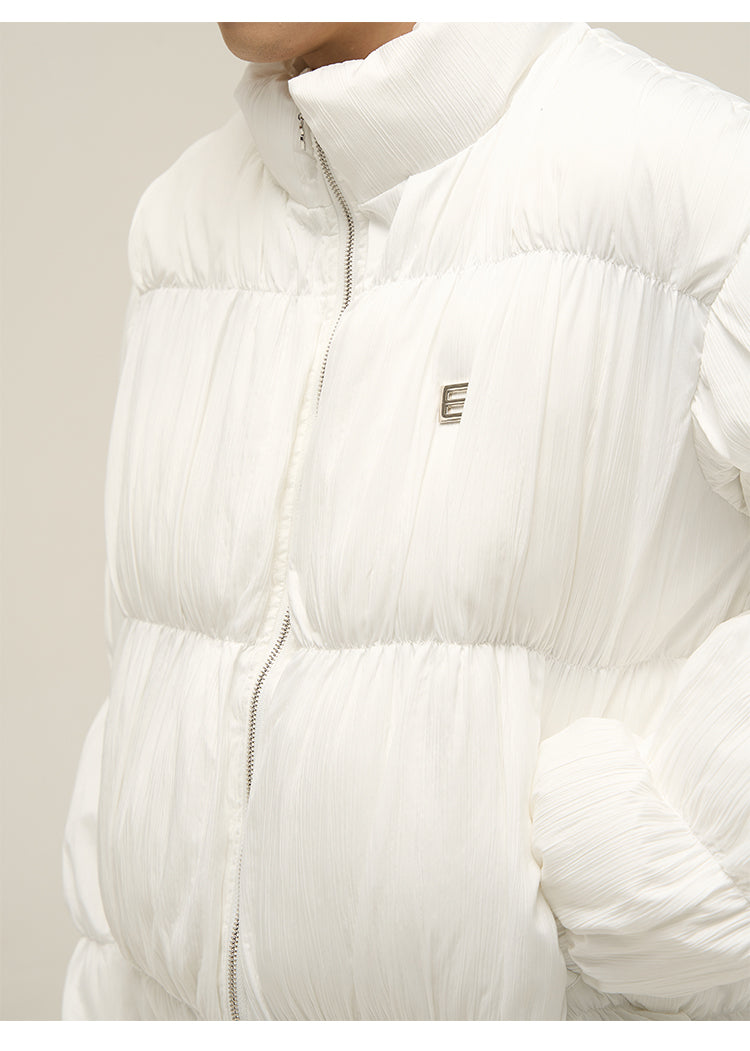 High-end one-point log down jacket P630