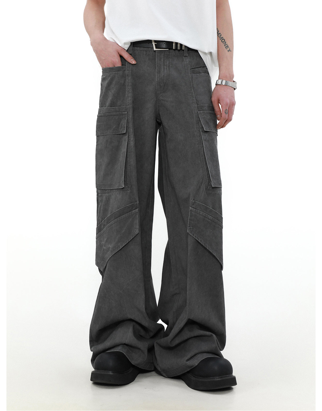 American retro casual pants P857