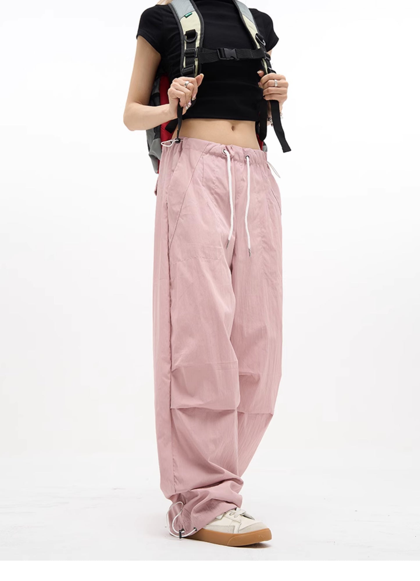 Loose fit casual pants P356