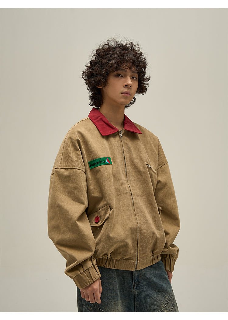 American retro work jacket P607