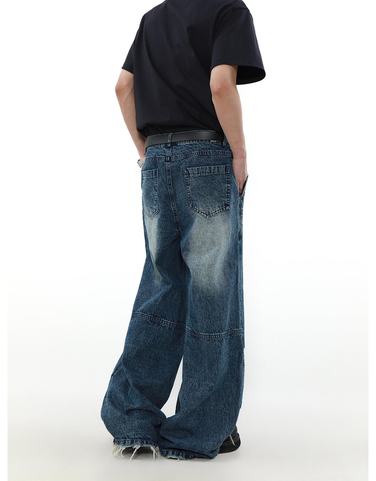 American High-End Wide Leg Jeans P830