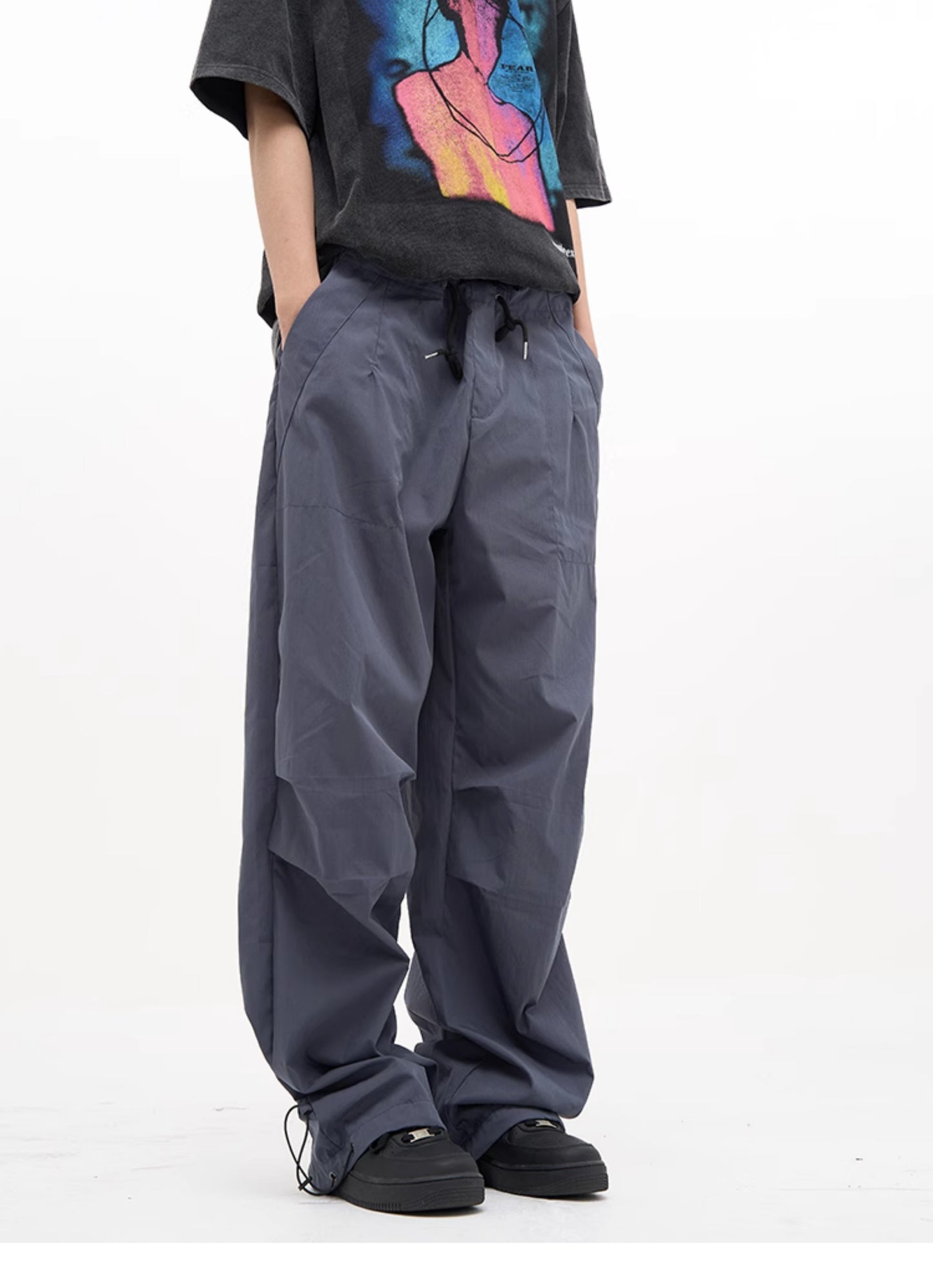 Loose fit casual pants P356