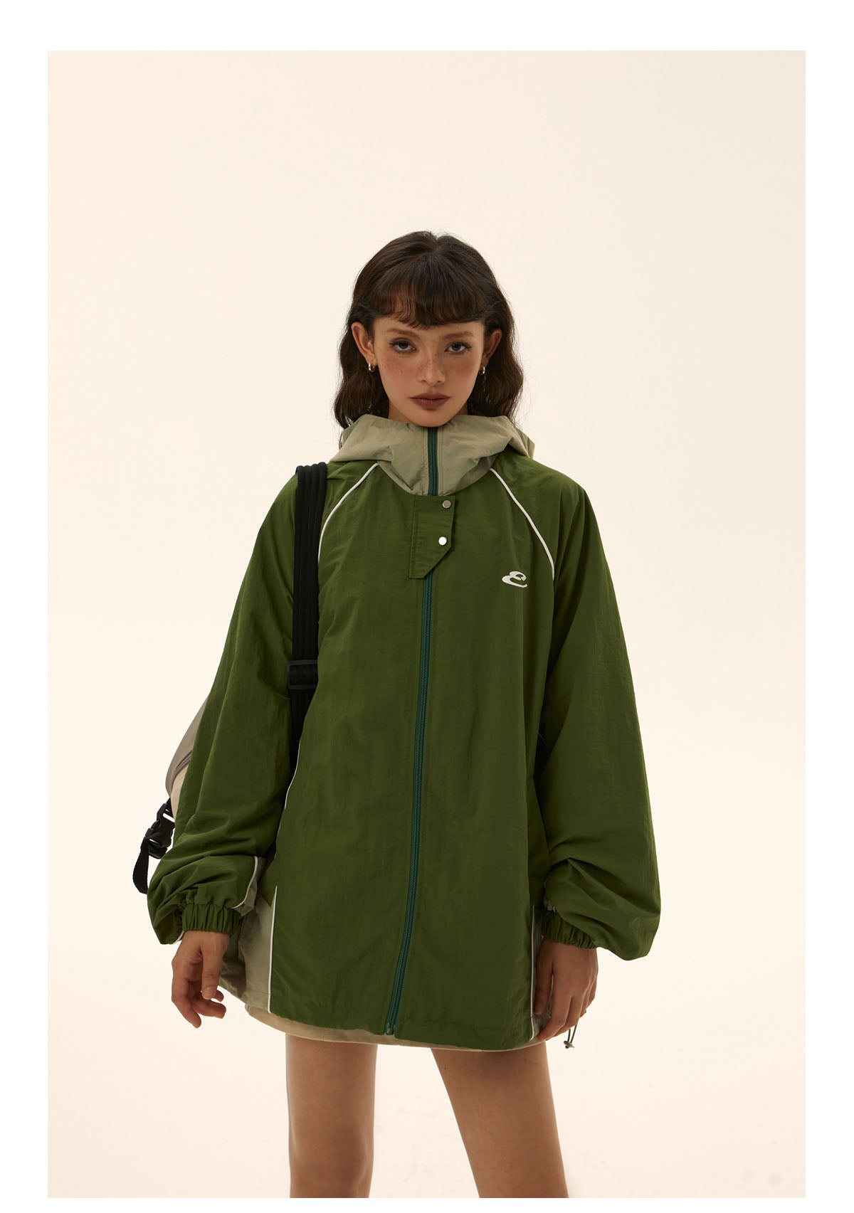 Contrast color outdoor waterproof jacket P467