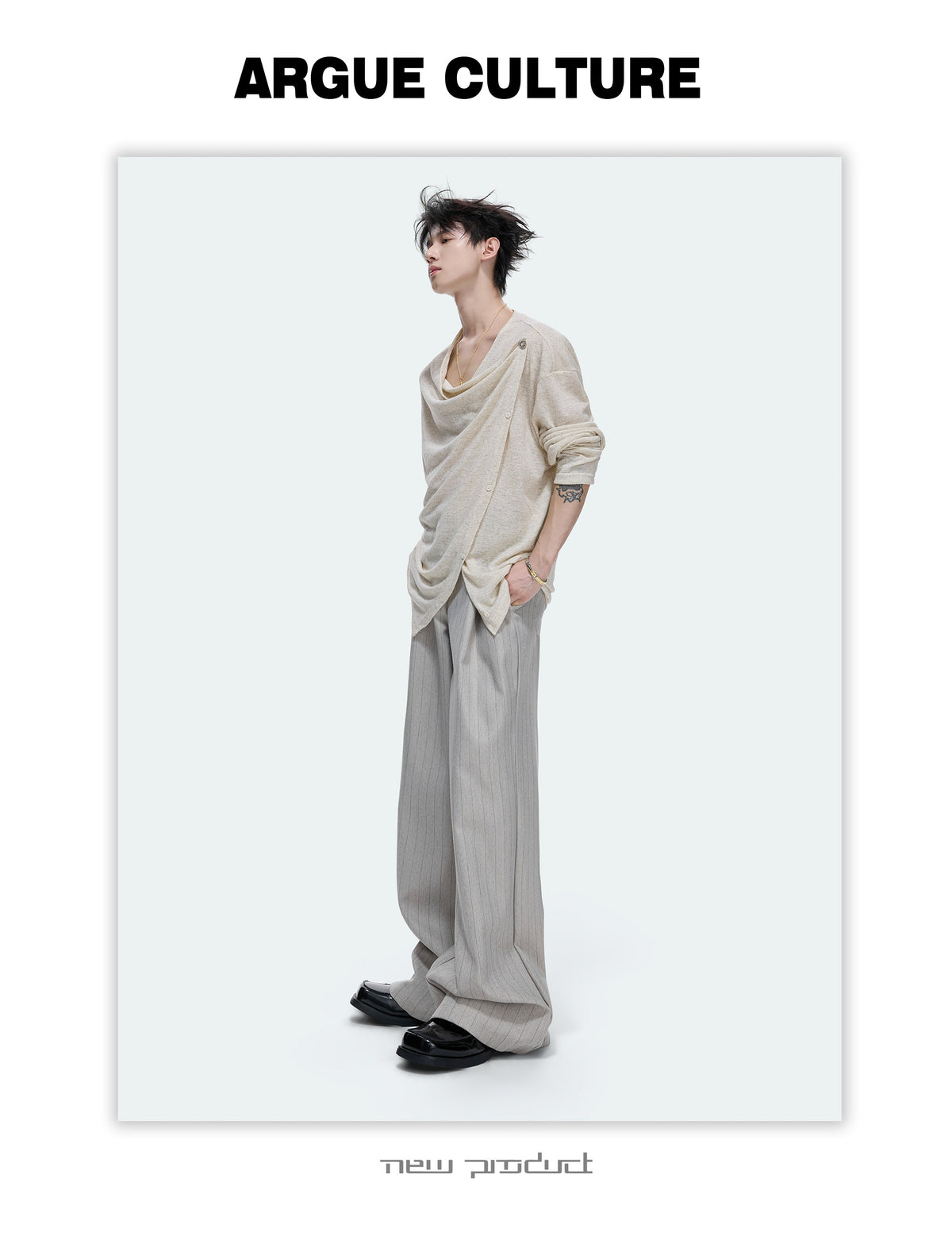通気性抜群 ルーズフィットTシャツ P2172