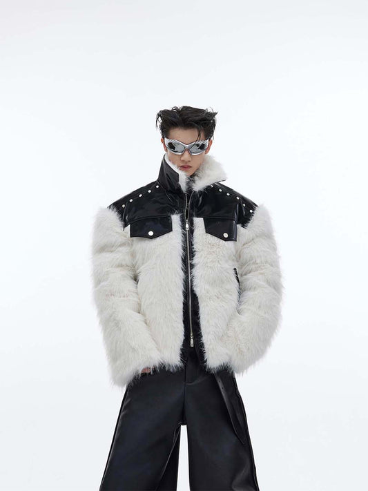 Anti-mink fur jacket P1021