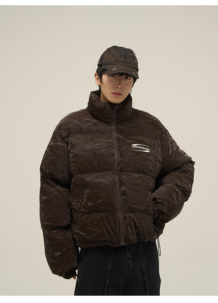 Back logo trendy down jacket P629