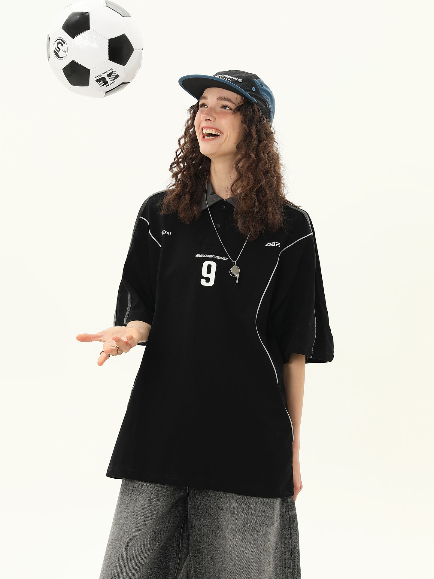 ポロラペル カレッジスタイル Tシャツ P2101