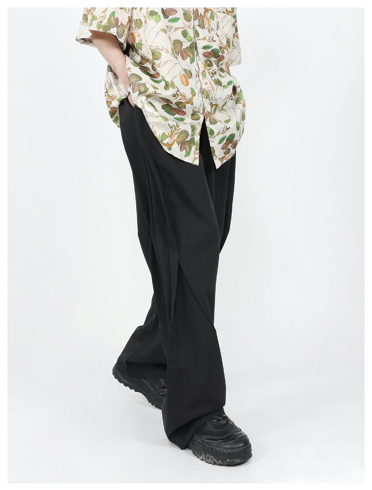 Irregular design slacks pants P281