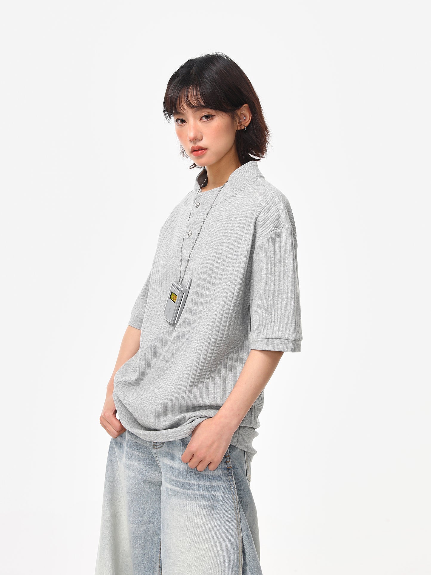 ヘンリーカラー Tシャツ P2050