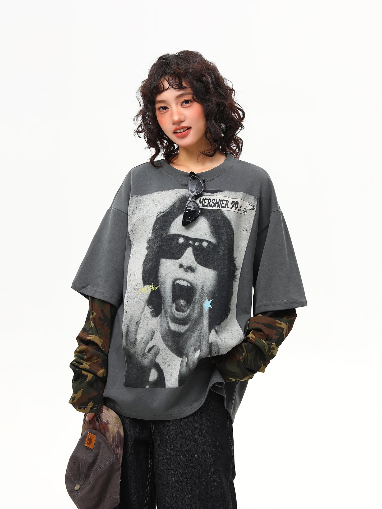 ツーピース プリントTシャツ P2006
