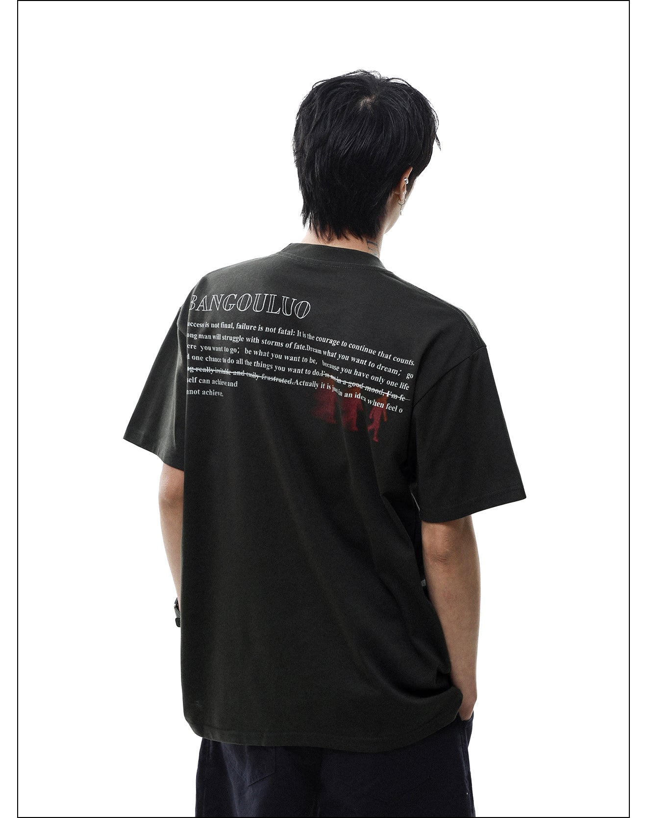 シルエットプリント Tシャツ P2080