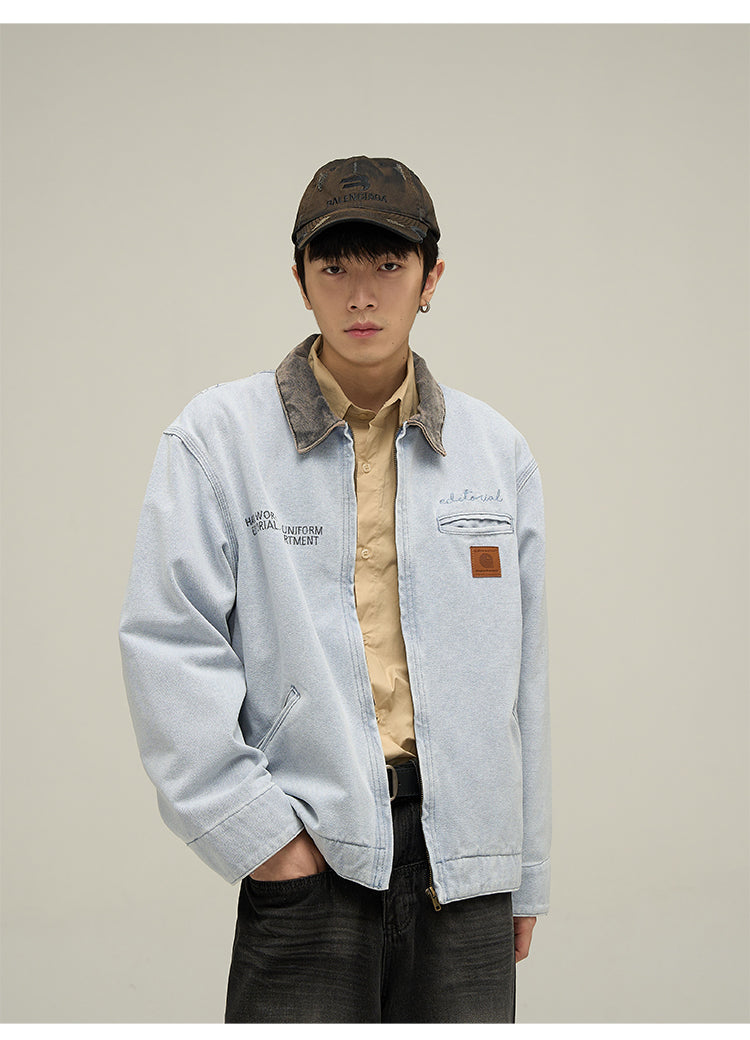 American retro work jacket P619