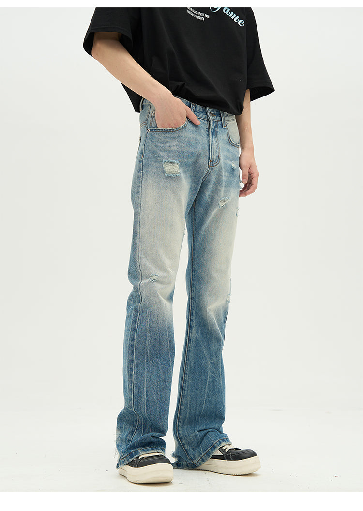 Slim Fit Retro Micro Flare Jeans P355