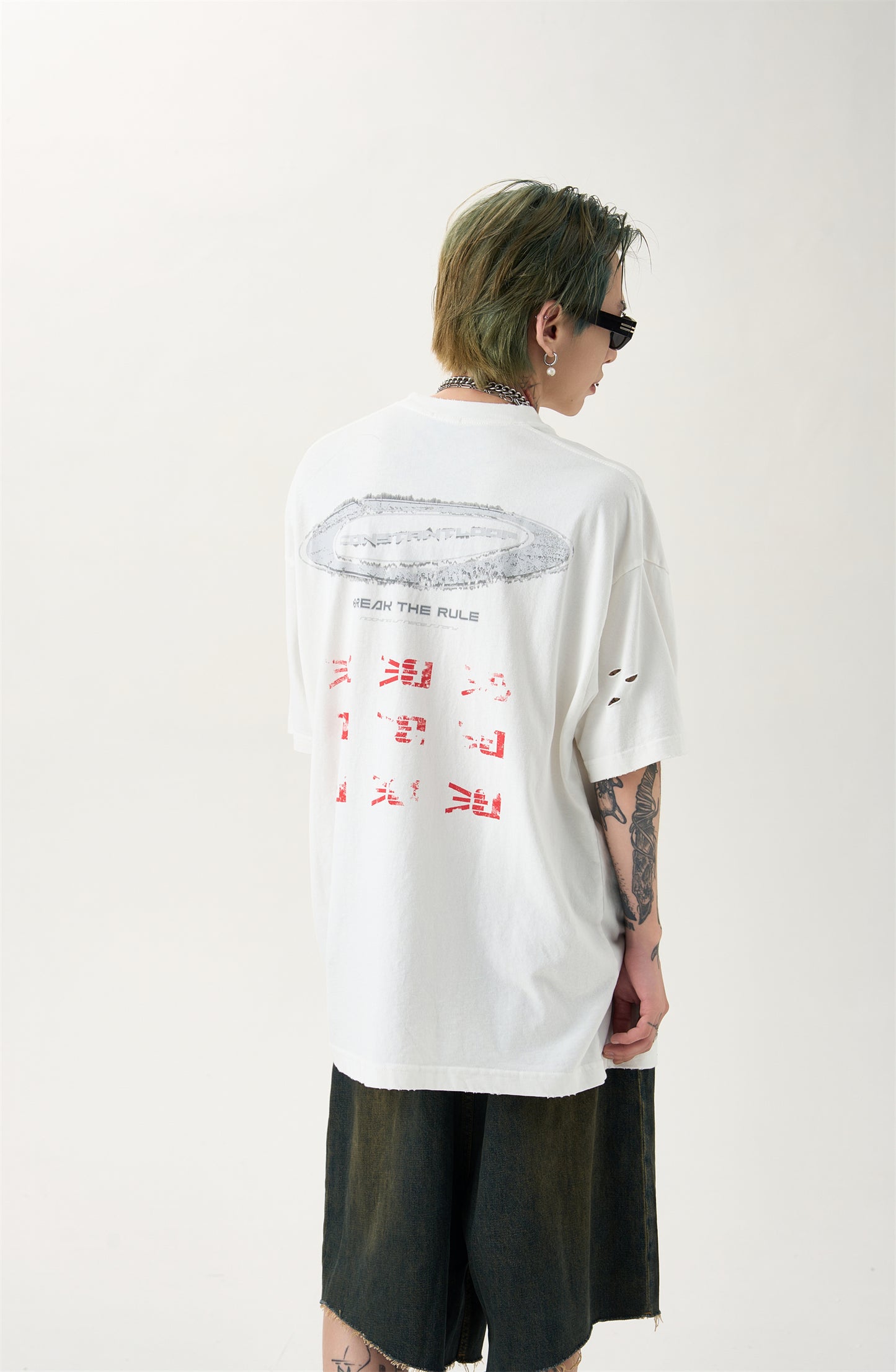 レトロ ウォッシュド Tシャツ P1563