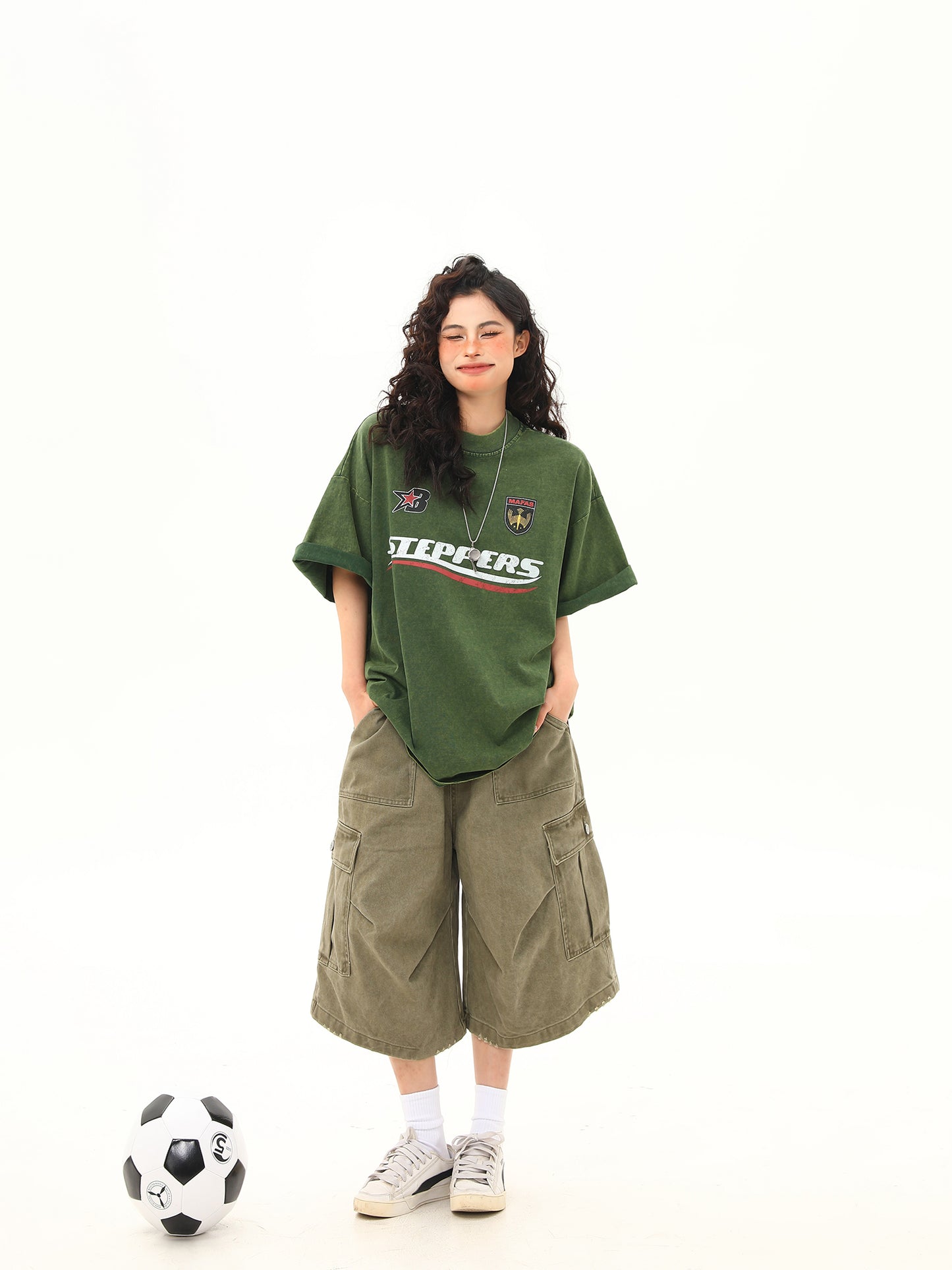 レトロ ウォッシュ ヘビー Tシャツ P2066