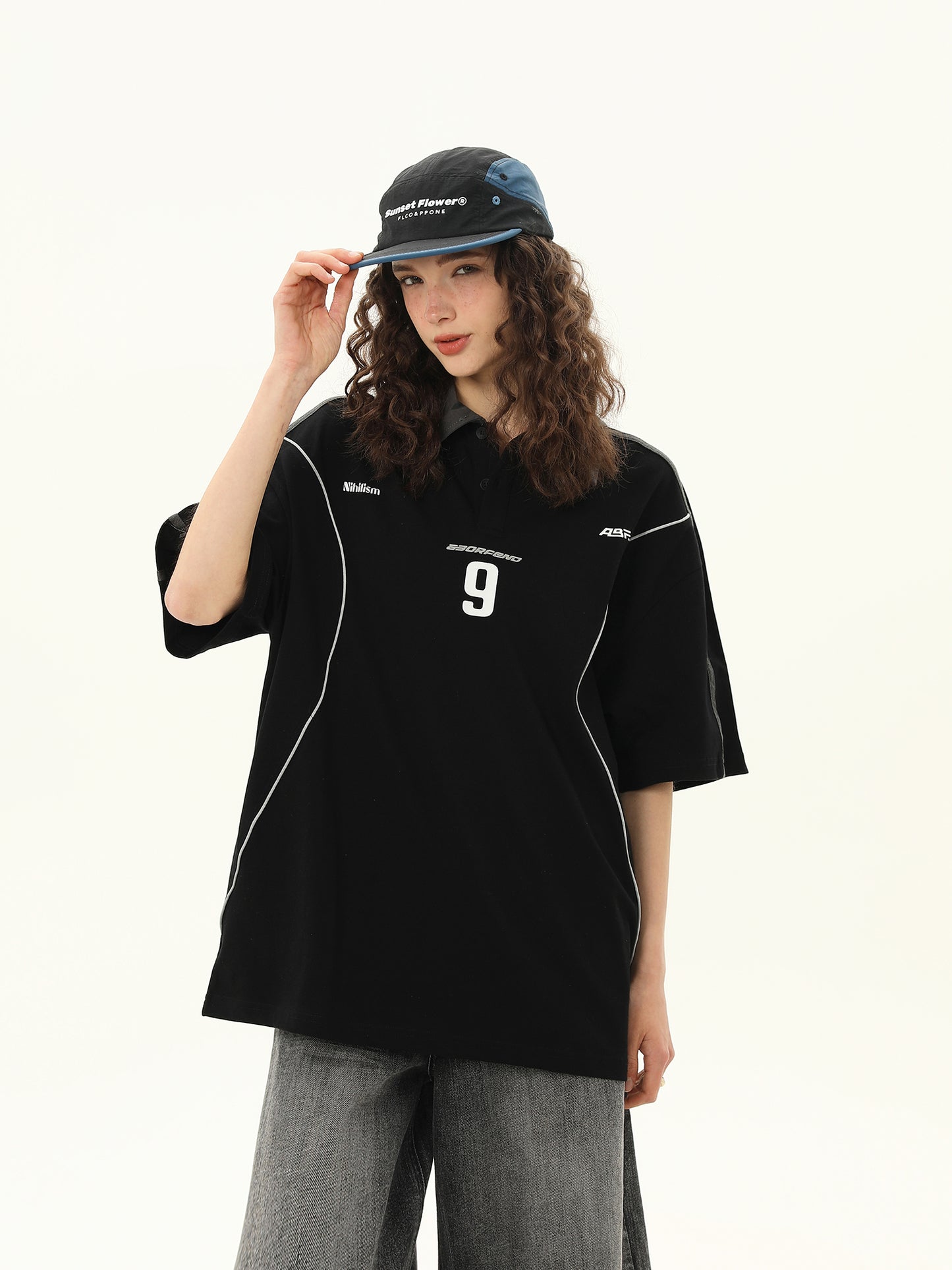 ポロラペル カレッジスタイル Tシャツ P2101