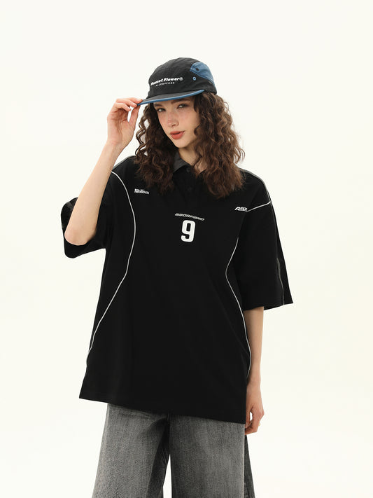 ポロラペル カレッジスタイル Tシャツ P2101