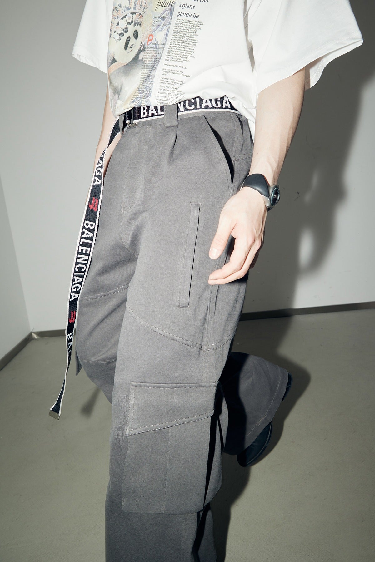 Multi-pocket cargo pants P119