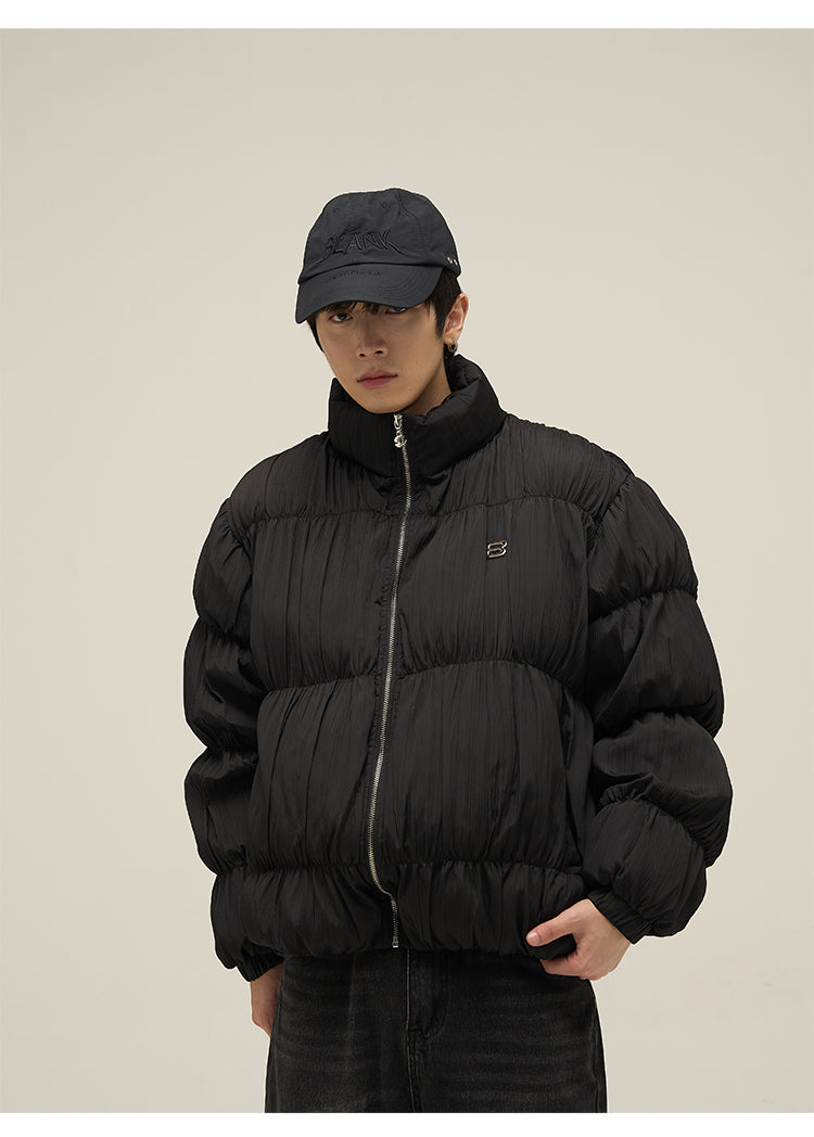 High-end one-point log down jacket P630