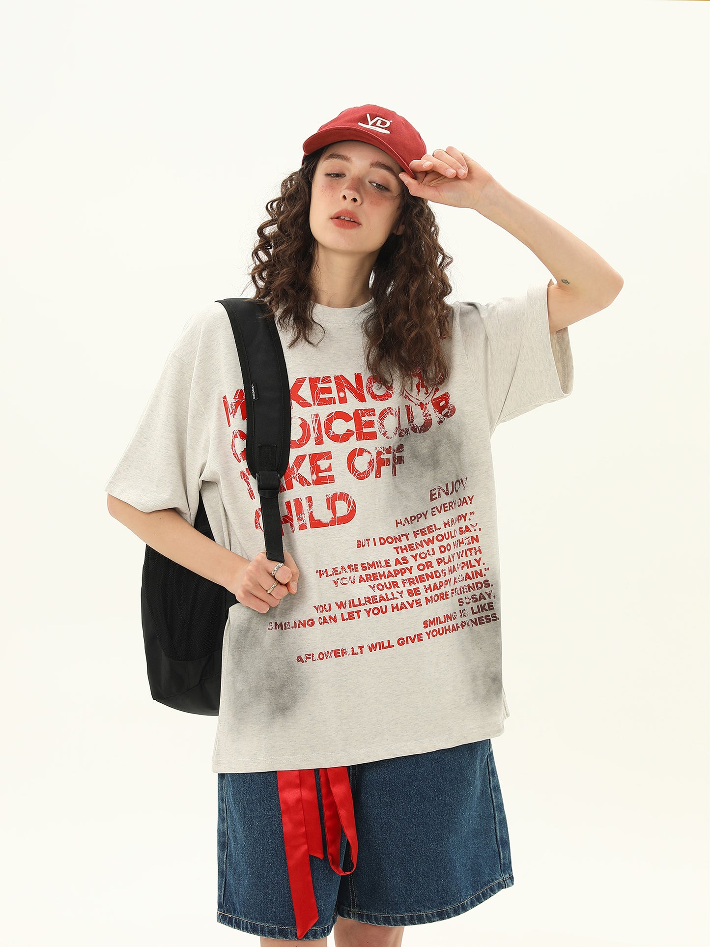 スプレーペイント Tシャツ P2099