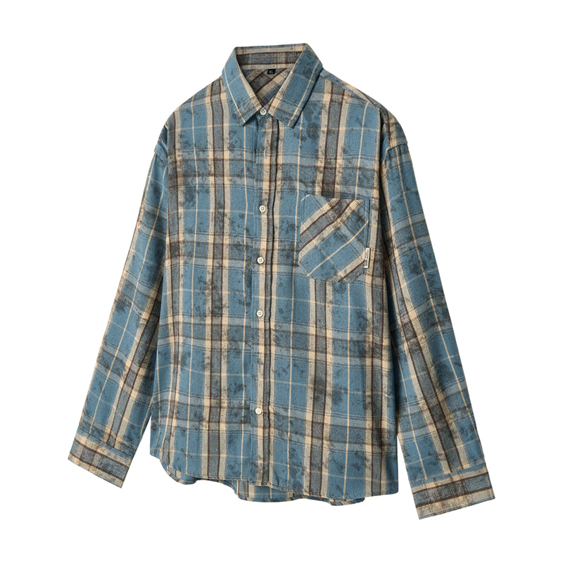 タイダイ柄デザイン シャツ P2007