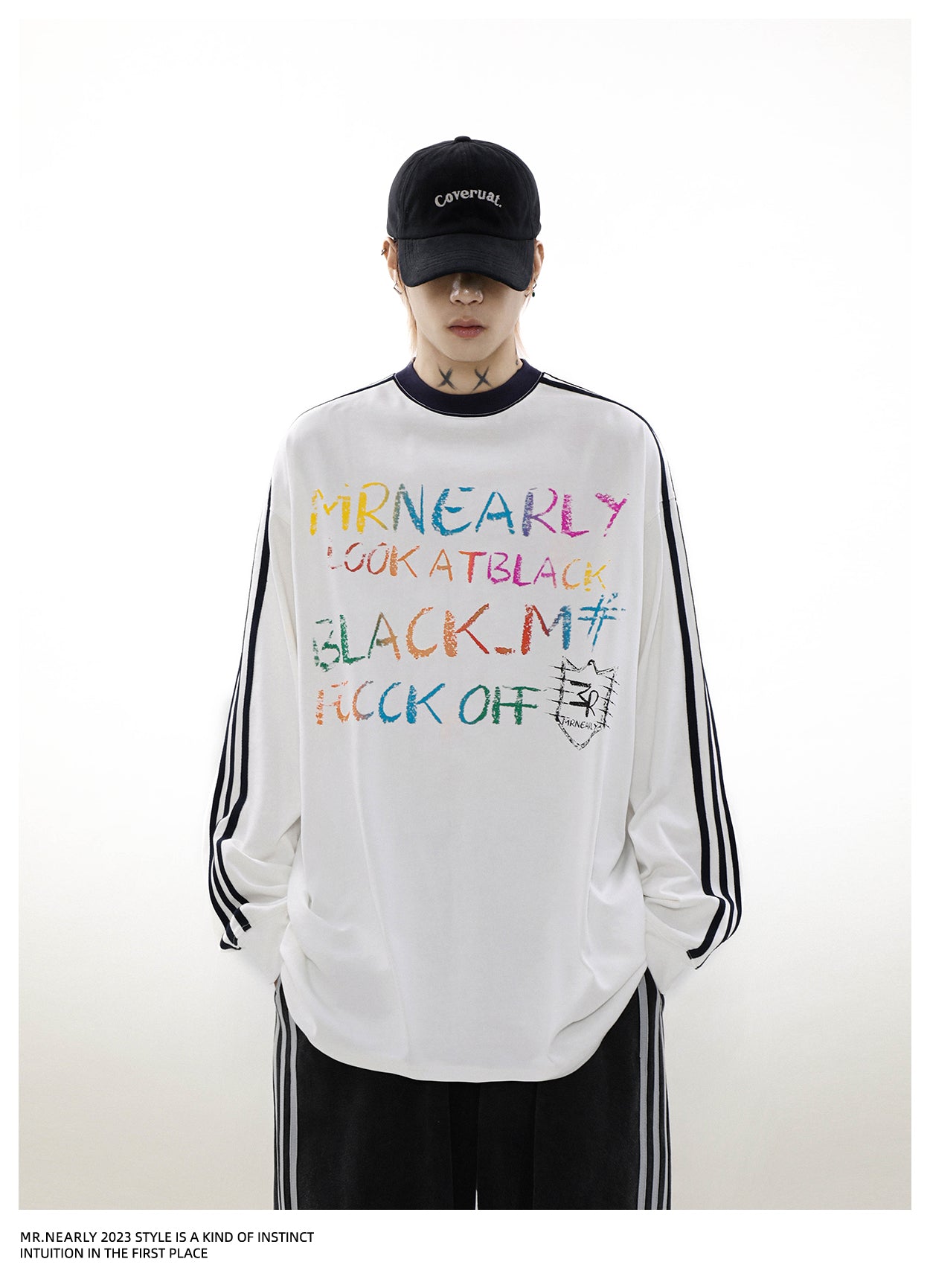 Sideline Casual Graffiti Long Sleeve T-Shirt P254