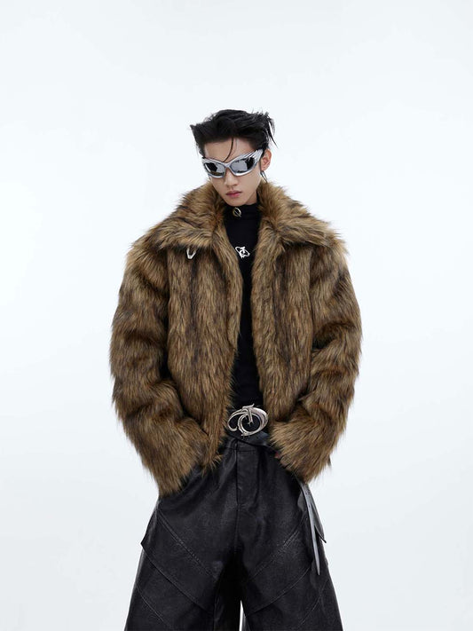 Anti-mink fur jacket P1052