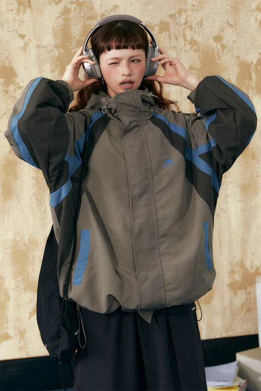 Contrast Color Outdoor Mountain Jacket P815