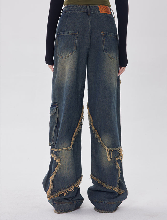 Star Damage Denim P174