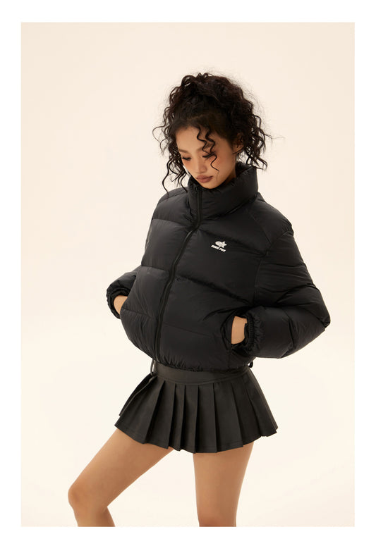 Just fit retro short down jacket P578