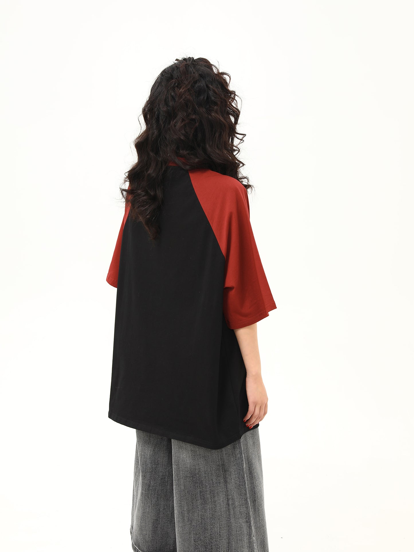 花柄プリント Tシャツ P2049