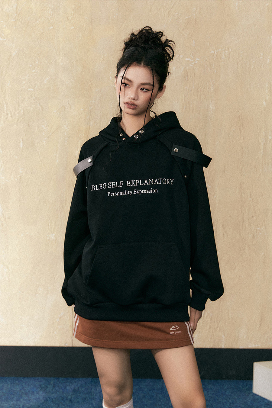 American retro hooded sweatshirt P818