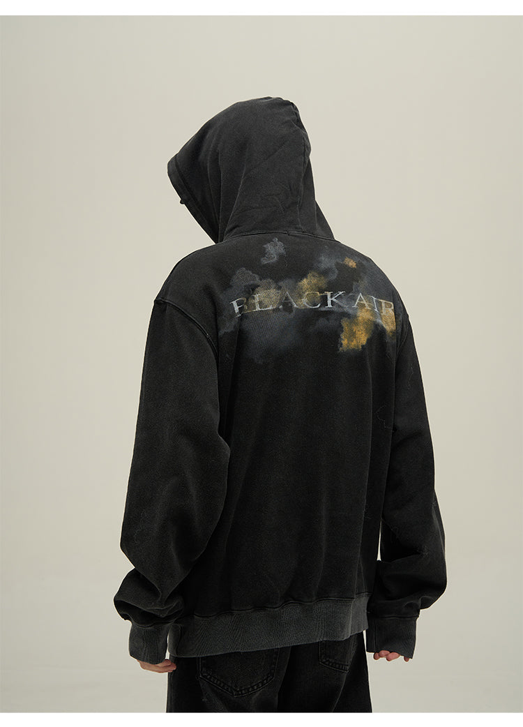 Washed Paint Parka P604