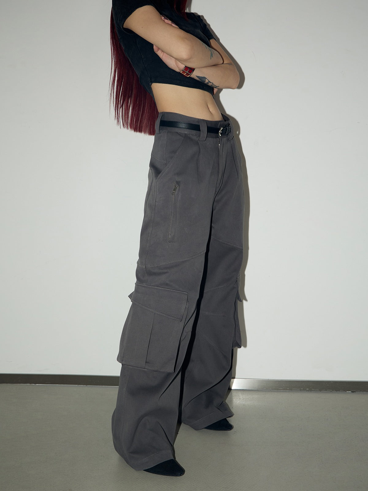 Multi-pocket cargo pants P119