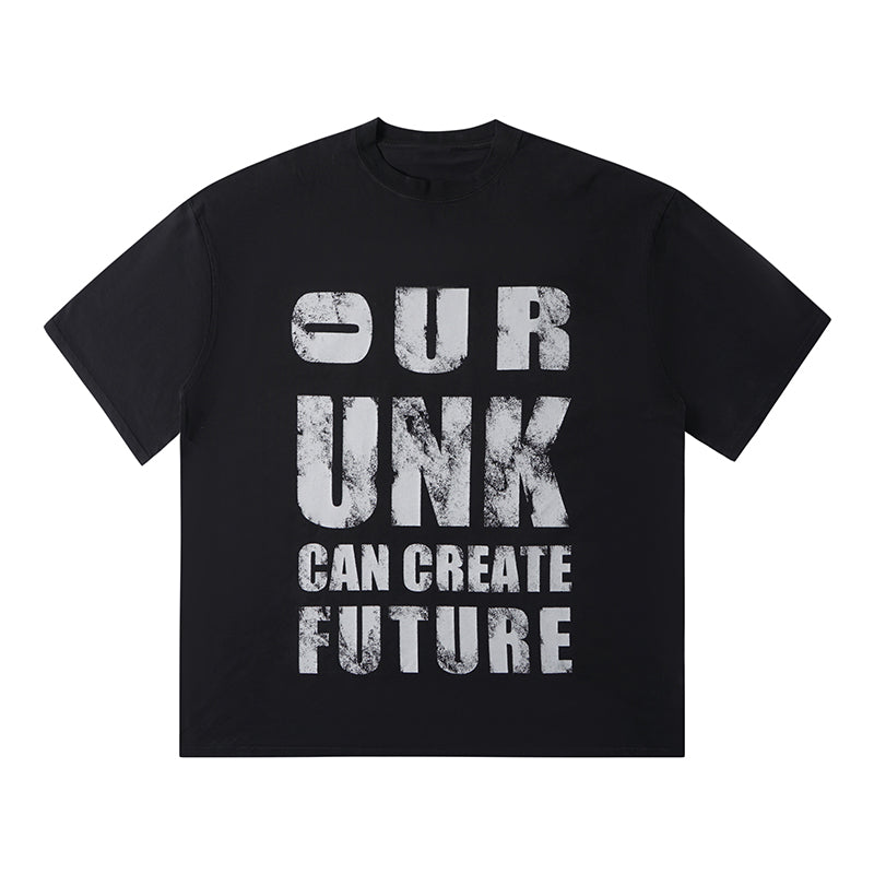 ルーズ プリント Tシャツ P2057