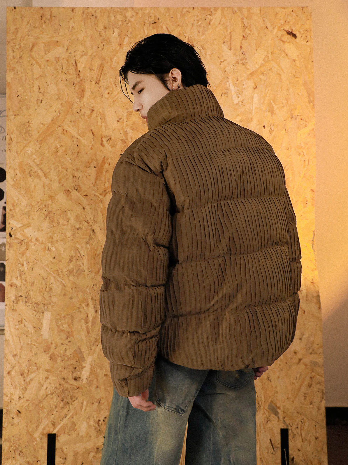 American design pleated cotton jacket P911