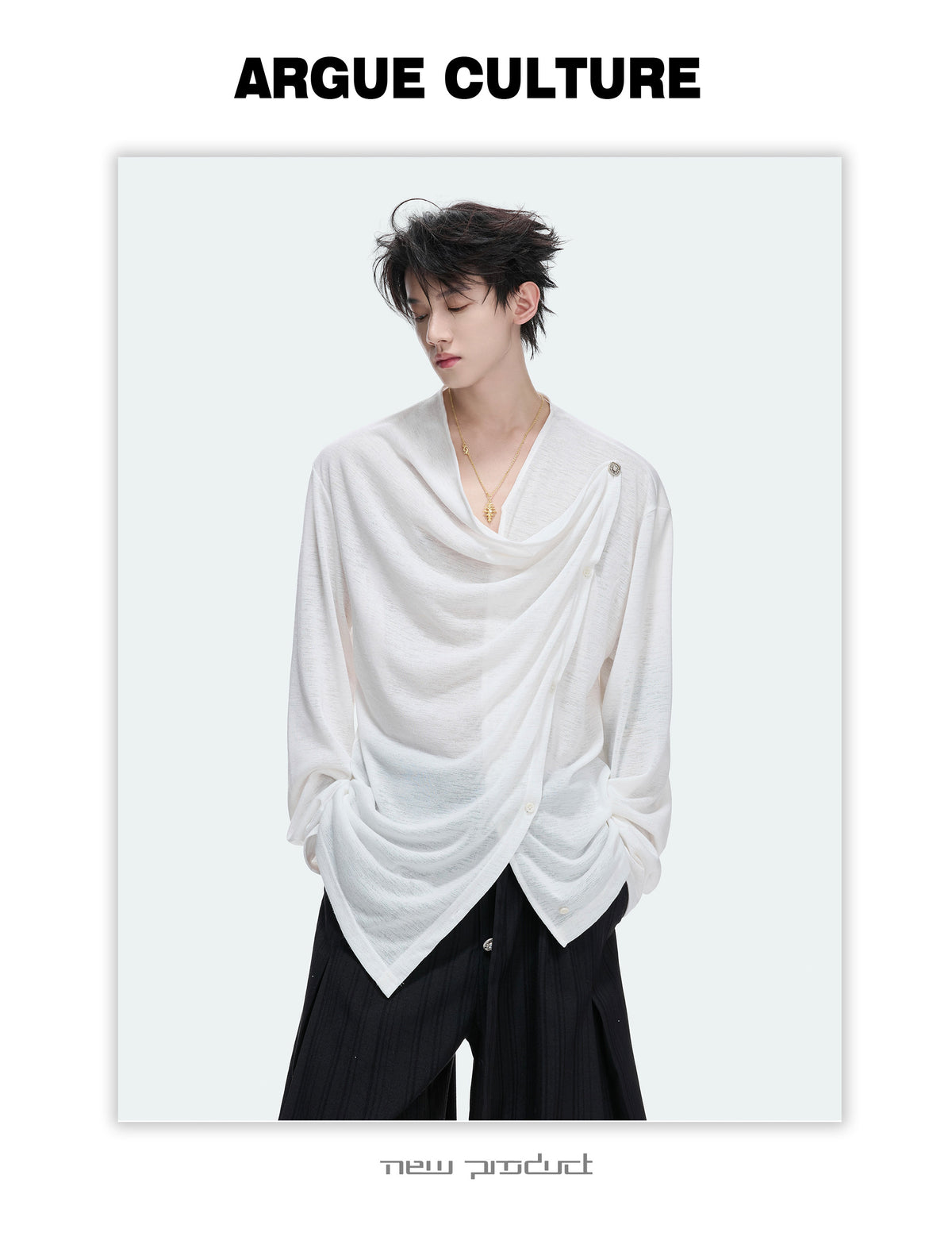 通気性抜群 ルーズフィットTシャツ P2172