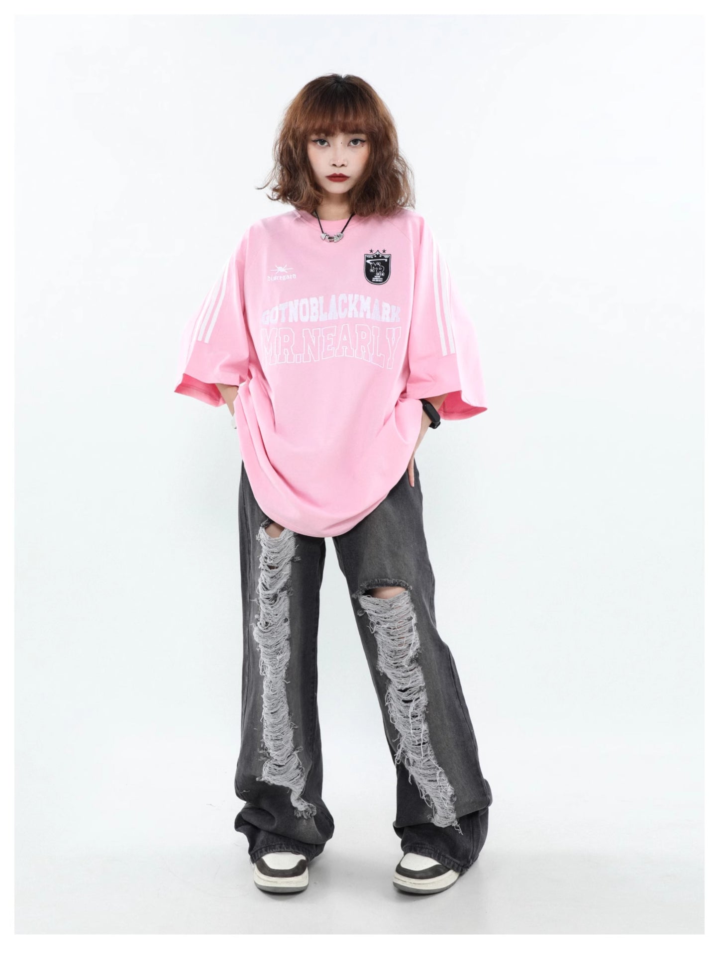 Sports casual raglan sleeve T-shirt P1337