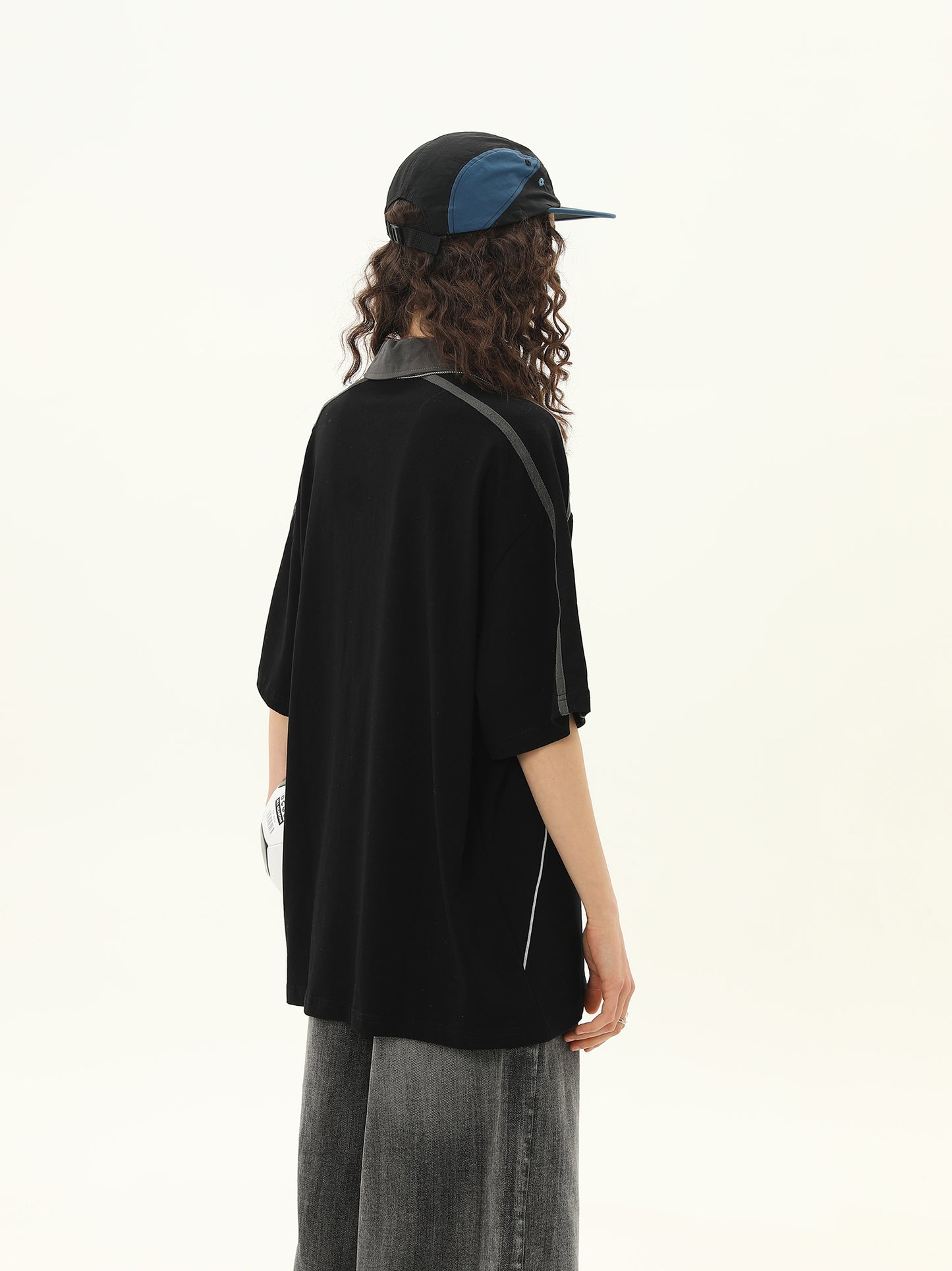 ポロラペル カレッジスタイル Tシャツ P2101