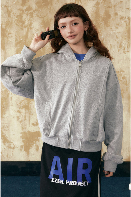 American Retro Zip Hooded Sweatshirt P794