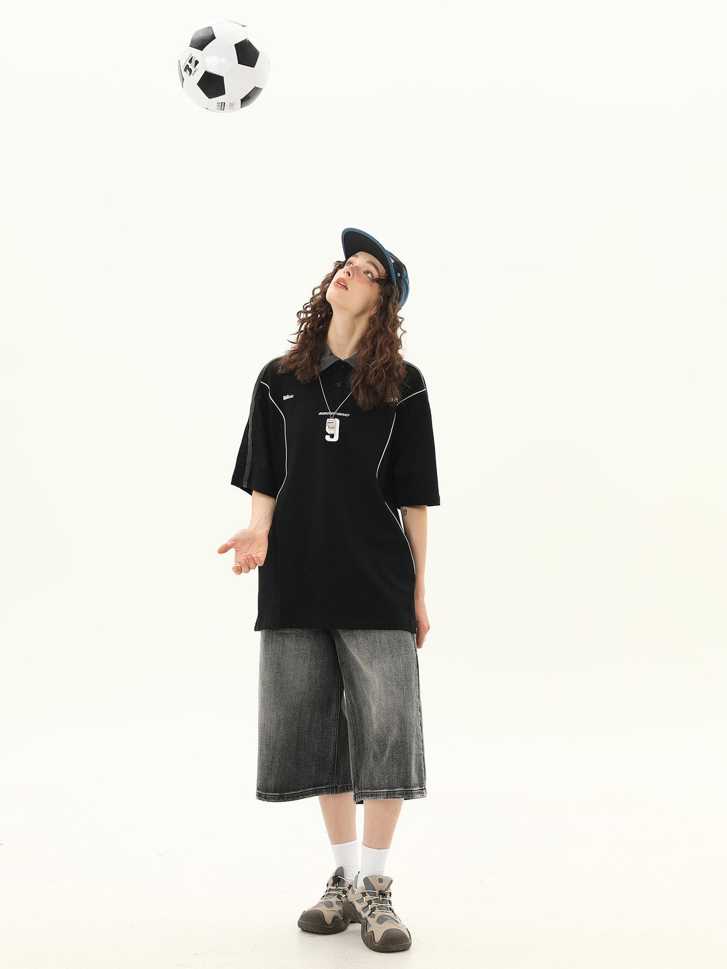 ポロラペル カレッジスタイル Tシャツ P2101