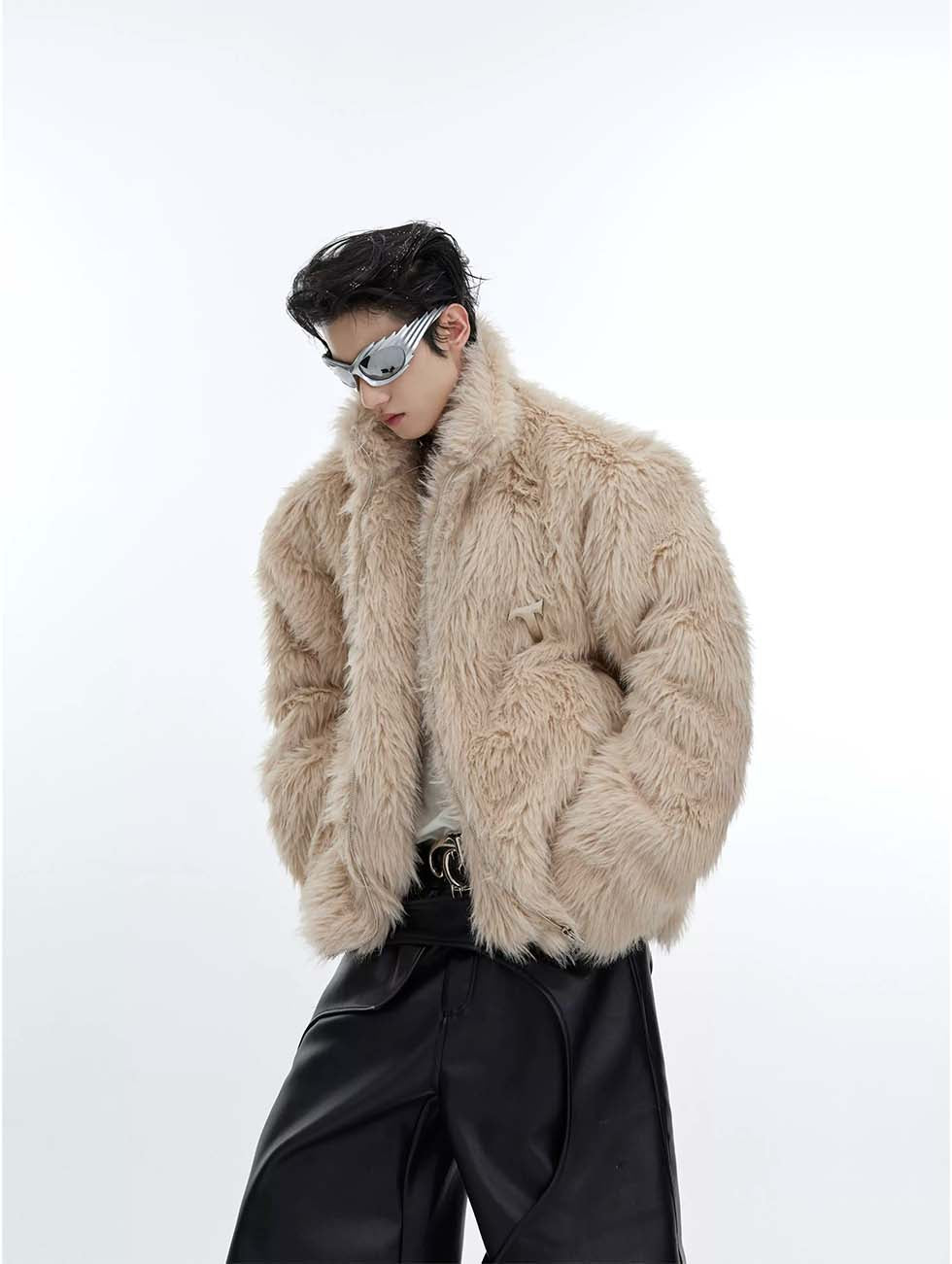 High-quality anti-mink short fur jacket P988