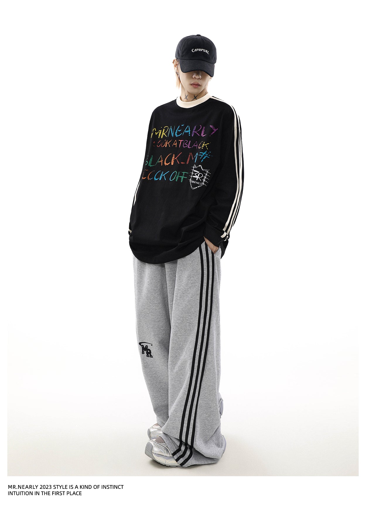 Sideline Casual Graffiti Long Sleeve T-Shirt P254