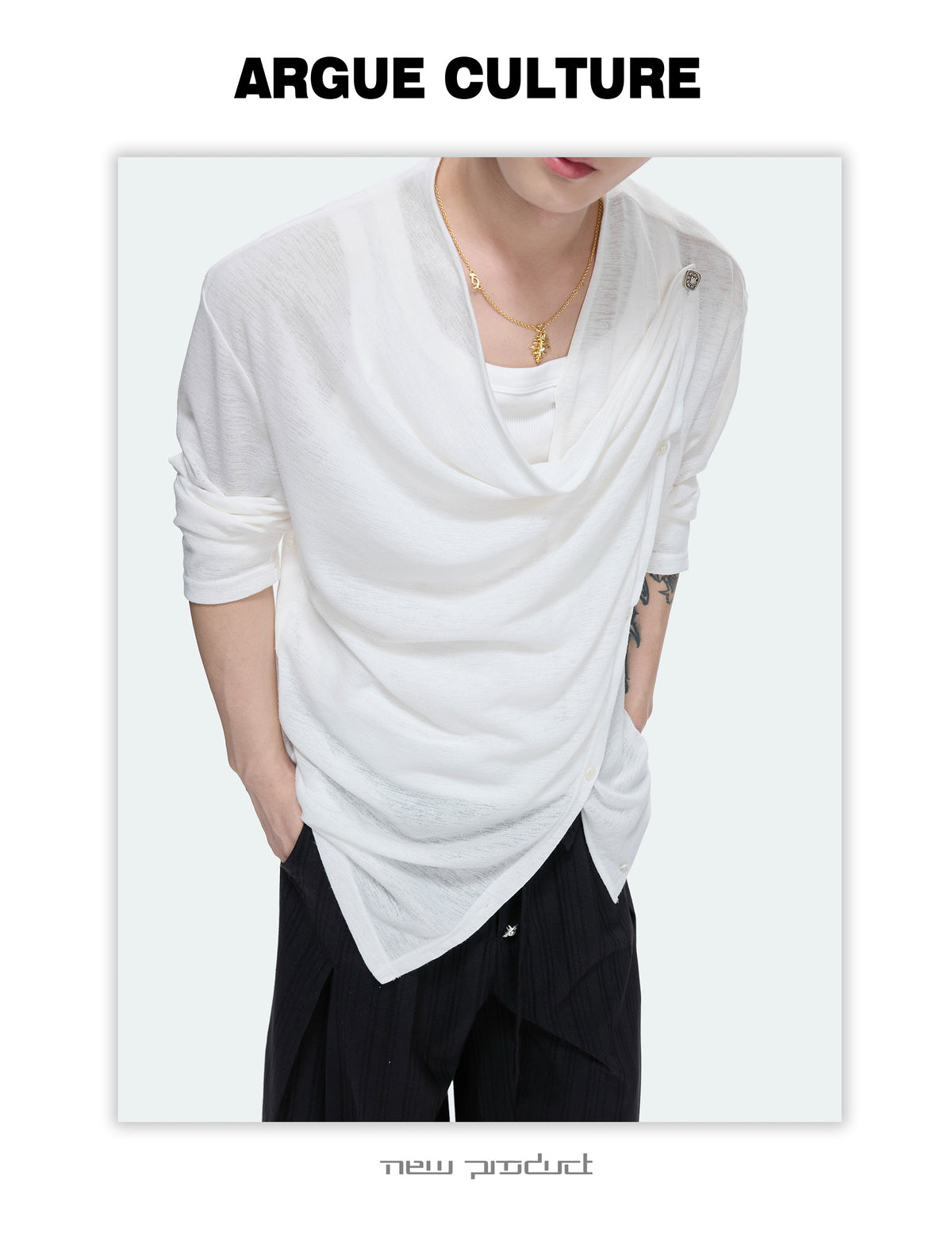通気性抜群 ルーズフィットTシャツ P2172
