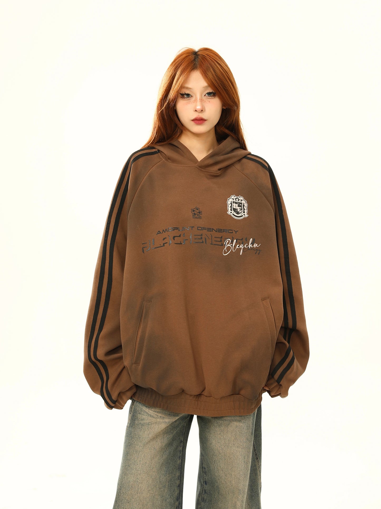 American Retro Hooded Sweatshirt P1267