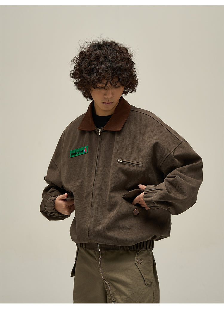 American retro work jacket P607