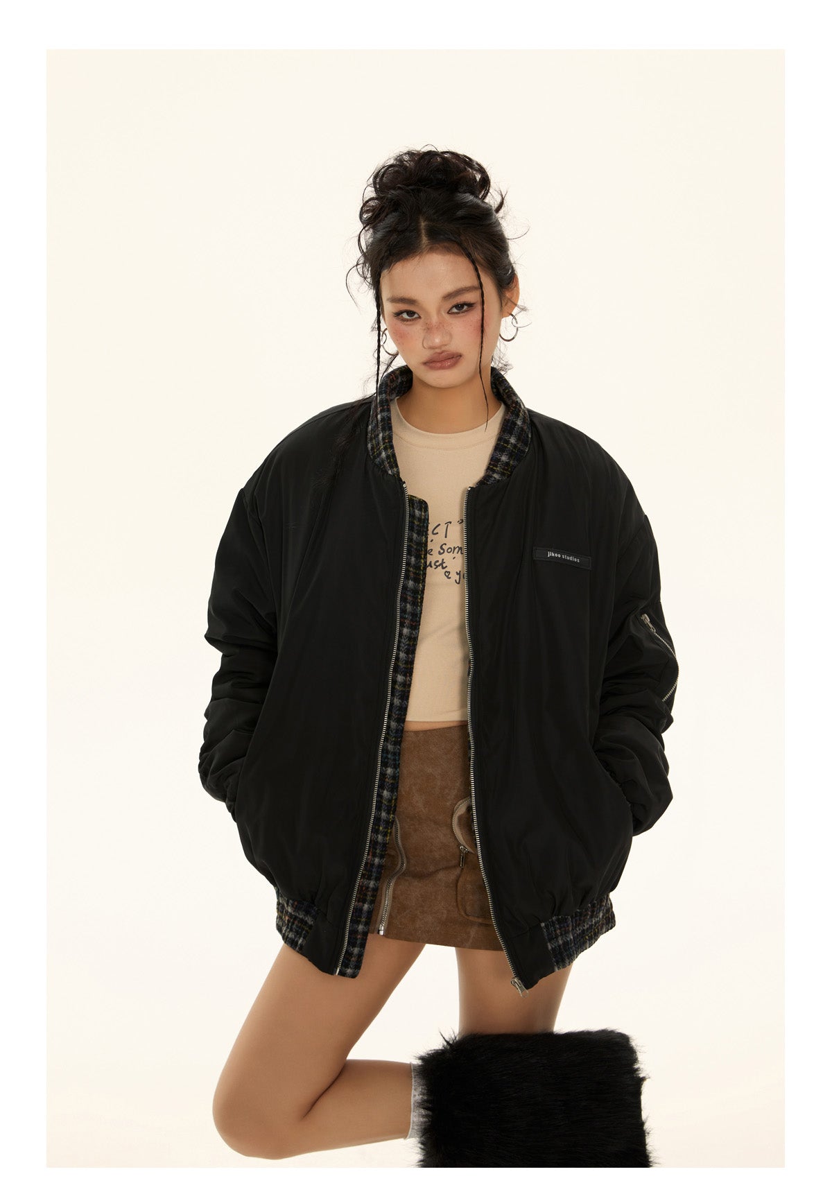 Retro bomber jacket P560