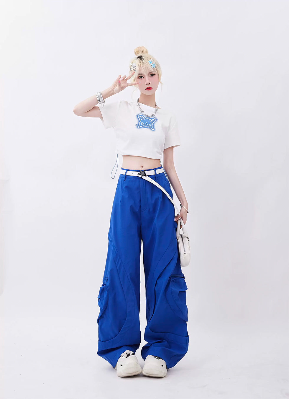 Big Pocket Casual Pants P955