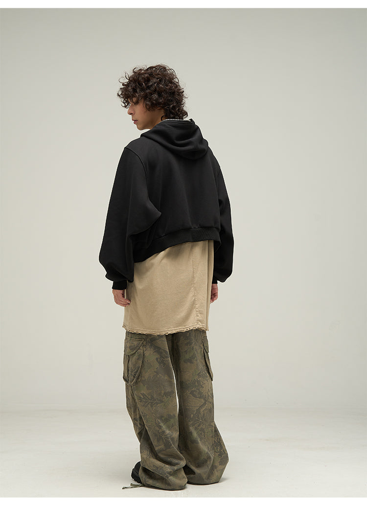 Cropped Layered Parka P301